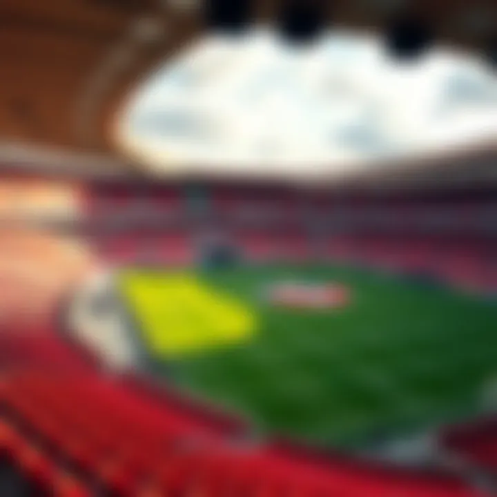 Historic Stadium of AC Sparta Prague Historic view of AC Sparta Prague stadium during a game