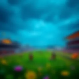 Majestic view of Ascot Racecourse during a prestigious race day