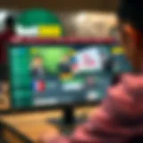 User interface of bet365 Korea website