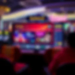 Innovative betting platform interface showcasing features
