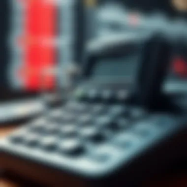 An illustration showcasing the concept of a betting odds calculator in action.