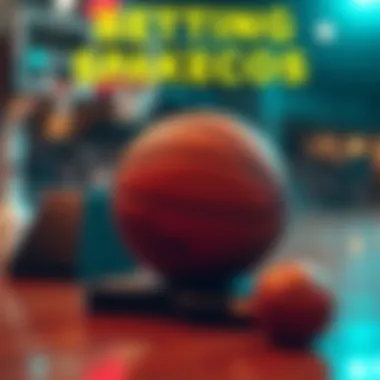 Infographic displaying betting strategies for basketball