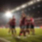 Bournemouth team celebrating a goal