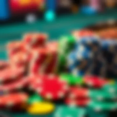 The Colorful World of Casino Chips An array of colorful casino gaming chips