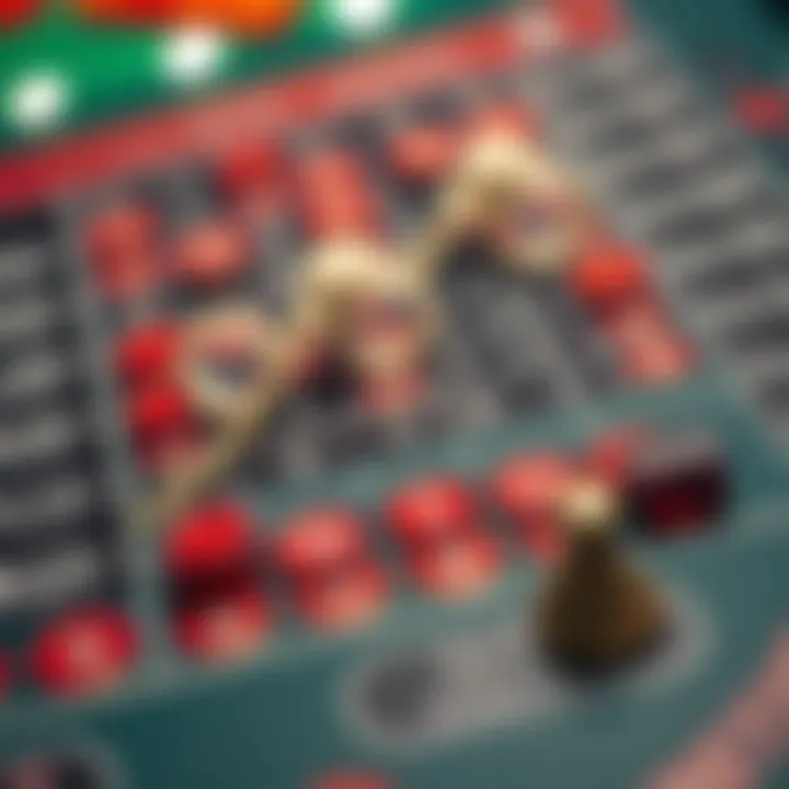 Mastering Betting Strategies Strategic betting patterns illustrated on a gaming chart