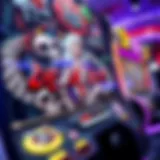 Intricate Design of Dead or Alive Slot Game Detailed view of the Dead or Alive slot game interface showcasing its intricate design