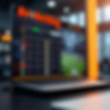 Innovations in Online Betting An advanced online betting interface showcasing technology trends.