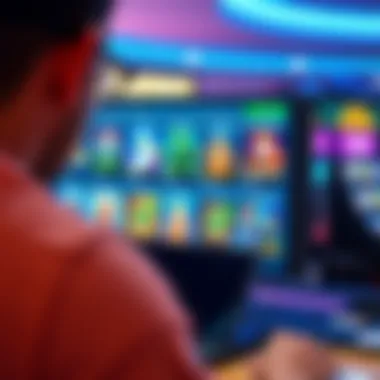 Exploring Digital Casino Gaming Options Digital casino games interface displaying various gaming options