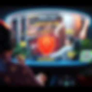 Ensuring Safety in Online Gaming Secure gaming environment with safety measures illustrated