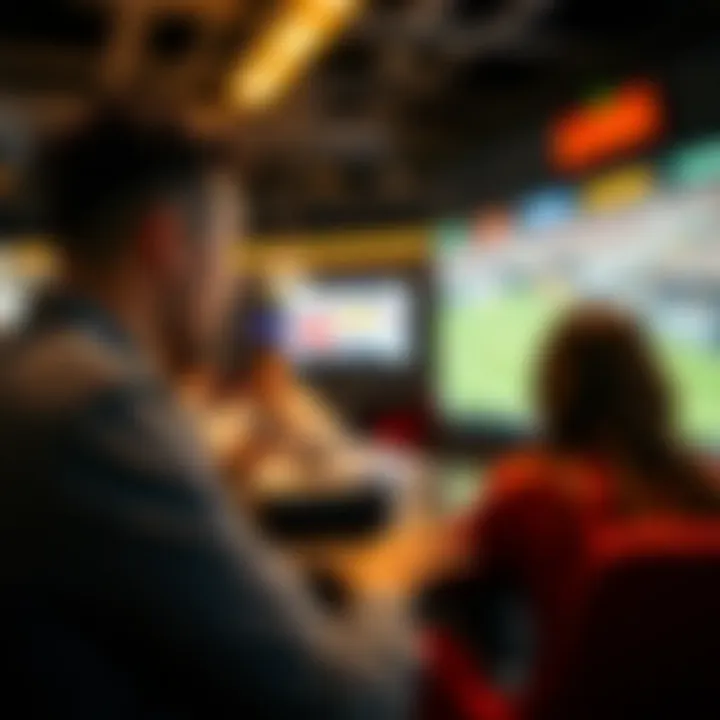 User Interaction with Kaina Live Stream User engaging with Kaina Live Stream for strategic betting