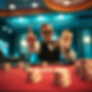 A winning hand in blackjack