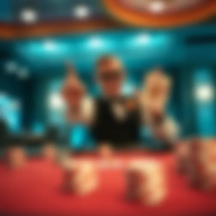 A winning hand in blackjack