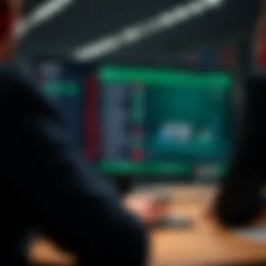 Mastering Betting Strategies in Online Casinos Strategic betting tips on a digital screen