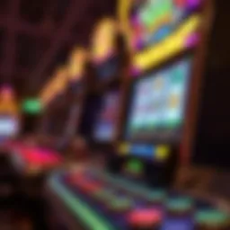 A captivating illustration of a modern online slot machine interface
