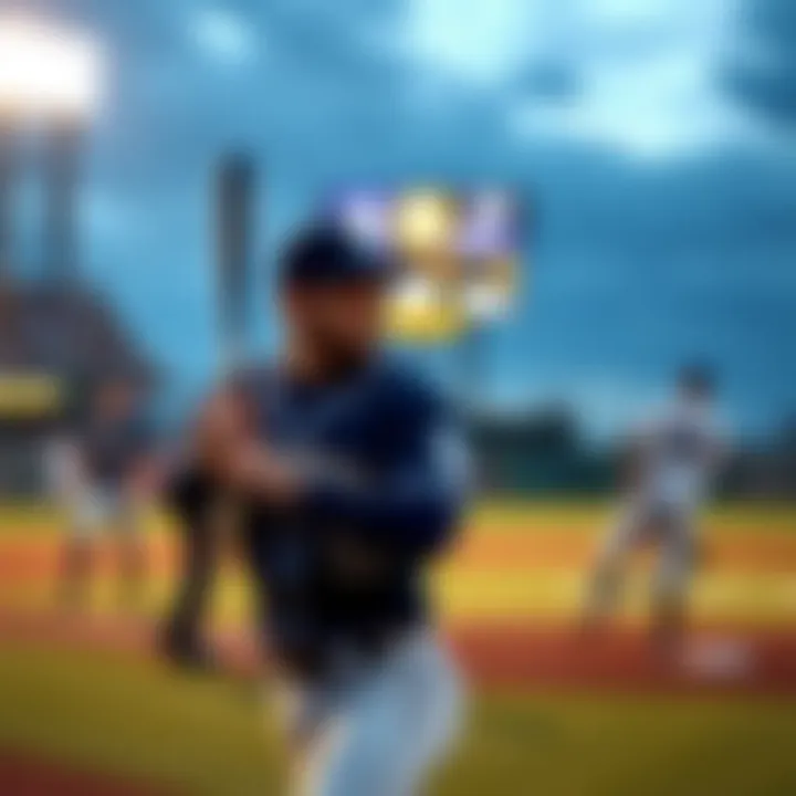 Padres vs Rockies Game in Action Baseball field with Padres and Rockies players