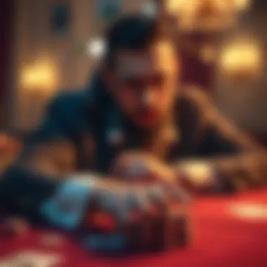 Psychological strategies in poker