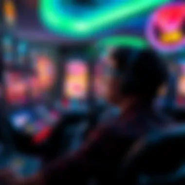 A player immersed in the experience of playing Quickspin slots