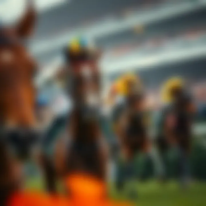 Jockey Leading the Race to Success at Royal Ascot A jockey guiding a horse to victory