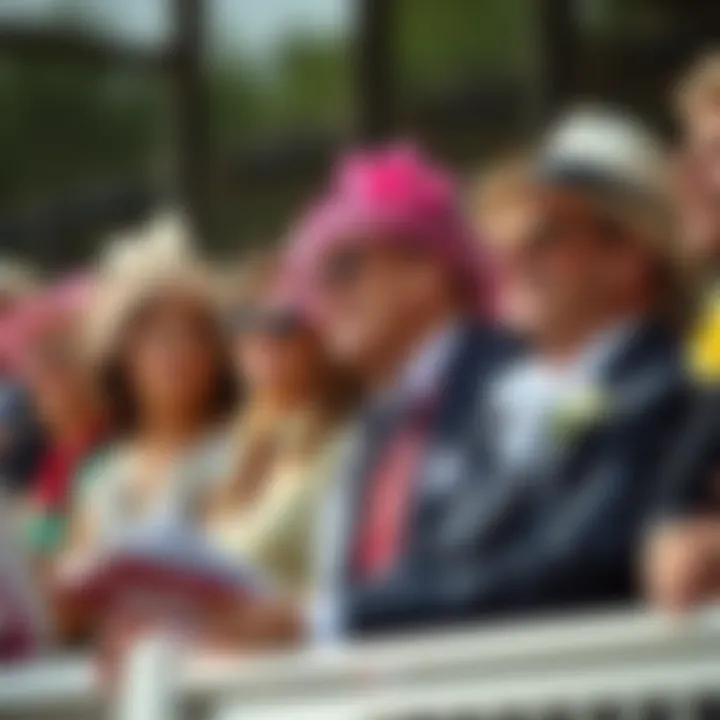 Excited Spectators at Royal Ascot Enthusiastic spectators enjoying the races