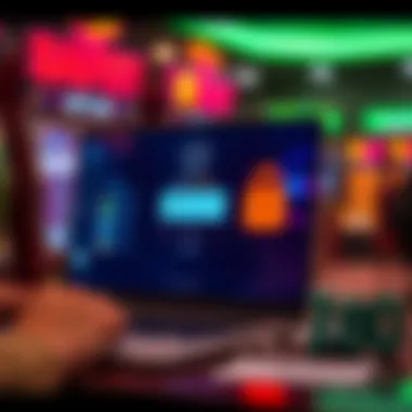 Ensuring Safety in Online Betting A secure login screen demonstrating safety features in online gambling
