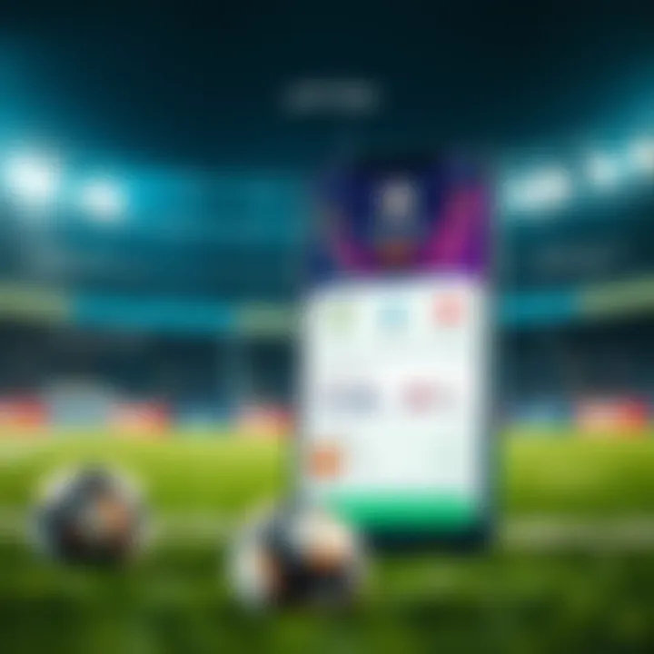 Features of Soccer Betting Apps Visual representation of soccer betting app features