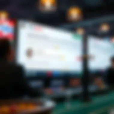 User testimonials and reviews displayed on a screen