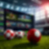 A sophisticated layout of a sports betting platform showcasing various sports options.
