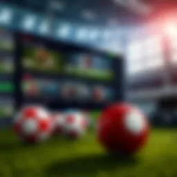 A sophisticated layout of a sports betting platform showcasing various sports options.