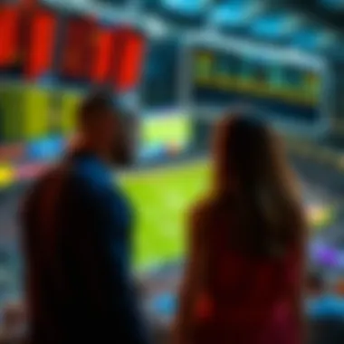 Various sports events displaying live scores