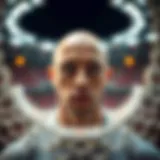 Visual representation of sports data analytics