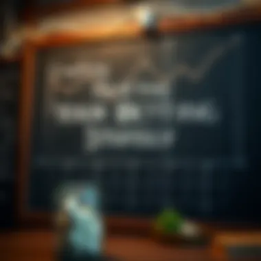 A strategic analysis on a chalkboard