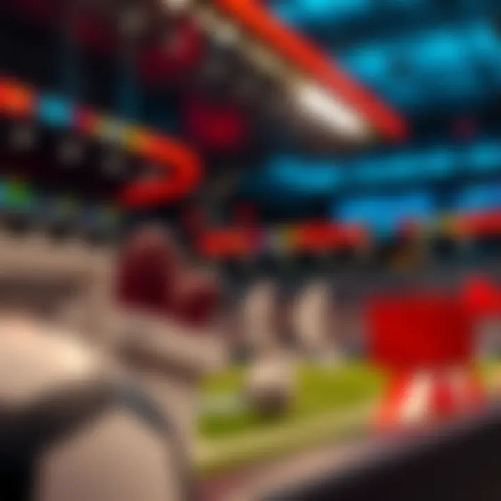 Visualization of strategic betting approaches in sports