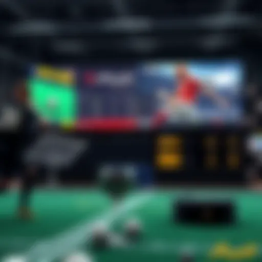 Innovative Betting Platform Illustration of live sports betting platform