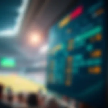 Dynamic Sports Score Updates Visualization of sports scores and updates