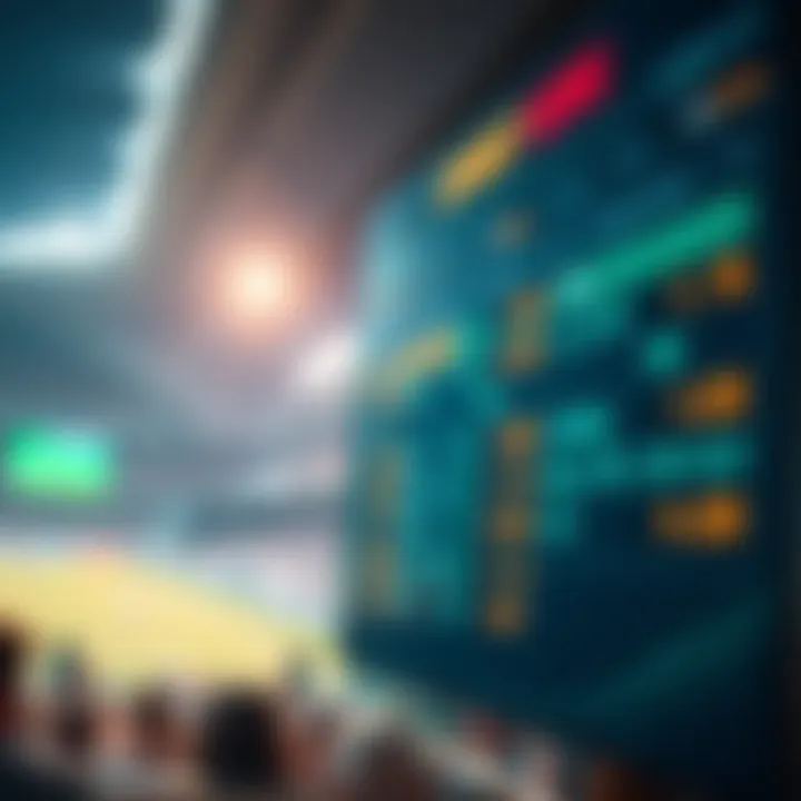 Dynamic Sports Score Updates Visualization of sports scores and updates