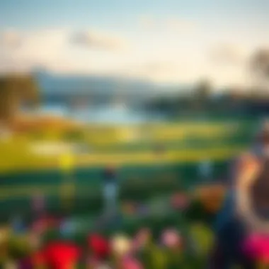 The Scenic Course of the US Open Golf course during US Open