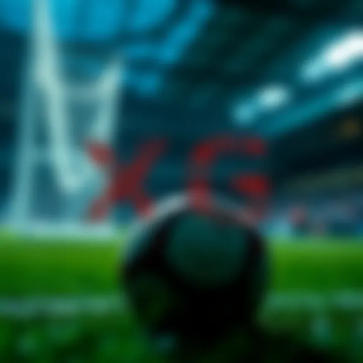 Visualization of xg calculation methods