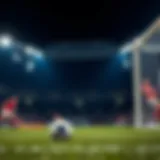 Illustration depicting the concept of expected goals in football